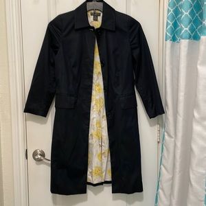 Banana Republic floral car coat, size S